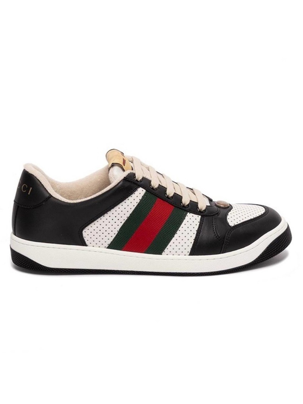 GUCCI Screener logo web stripe sneakers